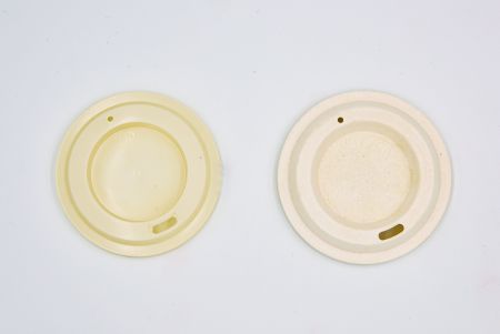 木薯粉生物分解杯蓋 - 生物分解杯蓋、木薯粉杯蓋、外帶冷飲杯蓋、外帶熱飲杯蓋。